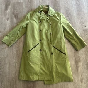 Misty Harbor Vintage Faux Lined Trench Coat Womens size 10